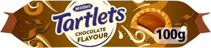 McVitie's Tartlets Chocolate Flavour Biscuits | Crunchy with Delicious Centre | Cream Filled Biscuit