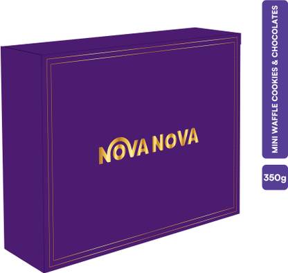 Nova nova Mini Waffle Cookies & Chocolates Gift Box Cookies Biscuit