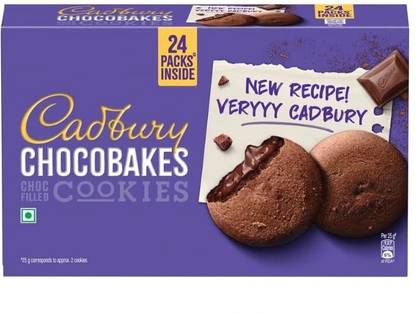 Cadbury Chocobakes Chocoo Filled Cookies Bars