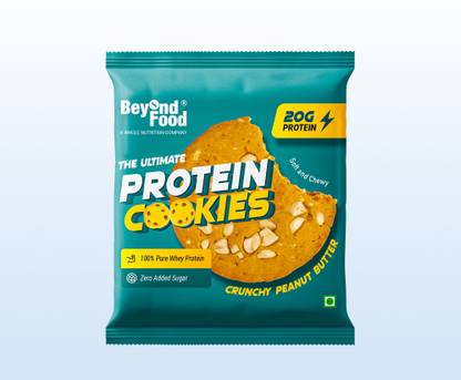 Beyond Food Protein Cookies - Crunchy Peanut Butter Cookies Biscuit