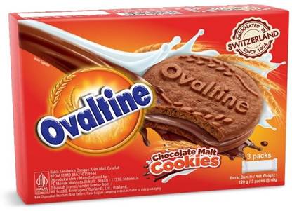 Ovaltine Cookies with Malt and Chocolate Cookies Biscuit