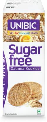 UNIBIC Sugar Fee Oatmeal Cookies Biscuit