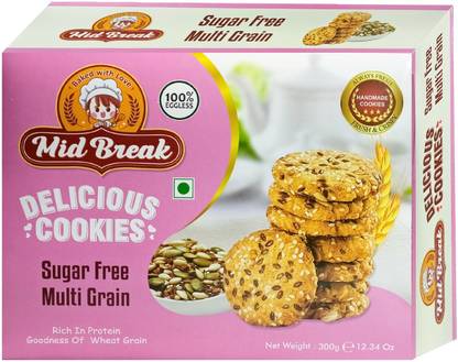 MidBreak No Sugar Multi Grains Cookies/Biscuits Cookies Biscuit