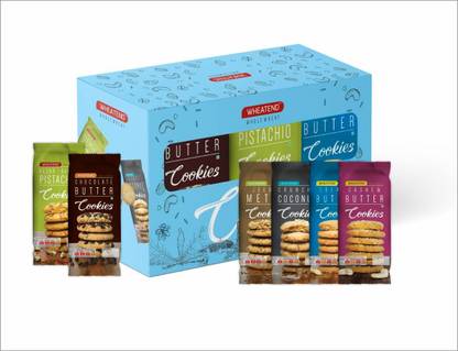 WHEATEND 48 Assorted Dryfruit And Chocolate Handmade Cookies ! Assorted Biscuit