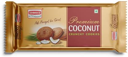 SOBISCO Premium Coconut Cookies -Asli Nariyal ka Swad Cookies Biscuit