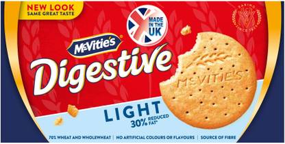 McVitie's Digestive Biscuit Light 30% Reduced Fat Source Of Fiber Digestive Biscuit