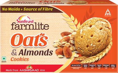 Sunfeast Farmlite Oats & Almonds Cookies Biscuit