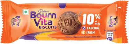 Cadbury Bournvita Biscuits, New and Improved Chocolatey Cookies Biscuit