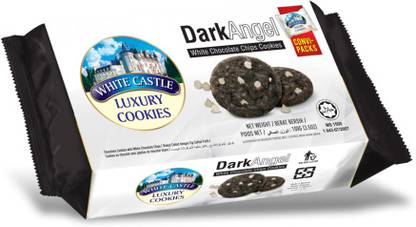 Paradise White Castle Dark Angel Chocolate Cookie With vanilla Chips Cruncy Crispy Cookies Biscuit