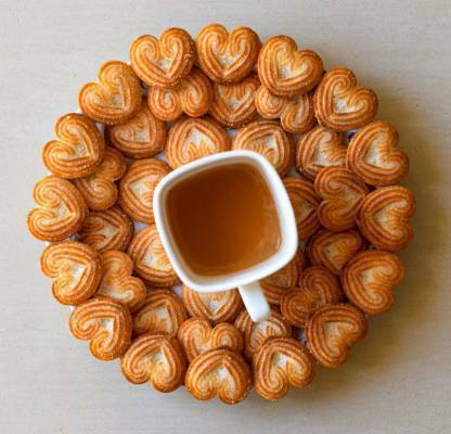 The Paratha & Ready Bites Premium Little Hearts Classic Salted Bakery Sweet Salted Biscuit