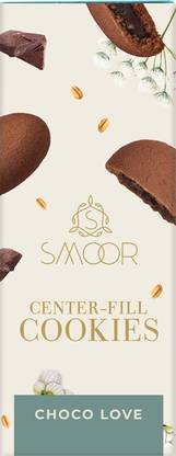 Smoor Choco Love Centre Fill Cookies Biscuit