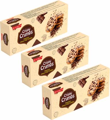 BAKEMATE Crispy Crumbs Choco Chip Cookies | Biscuits Combo Pack Cookies Biscuit