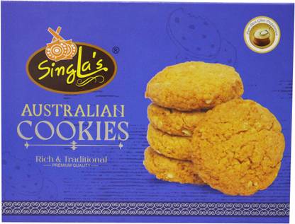 singla's Australian Cookies 350gm, Premium Quality Cookies Biscuit