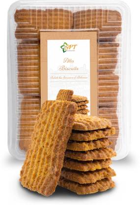 Shree Parshwa Traders Atta Biscuits 400Gm Oats, Ghee, Choco, Coconut Powder, Almonds Atta Biscuits Sweet & Salty Biscuit
