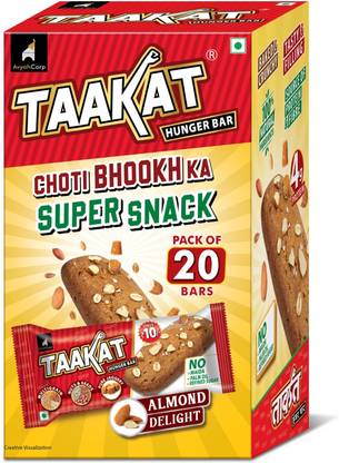 Taakat Hunger Bar Multigrain Baked Bar Cookies Biscuit