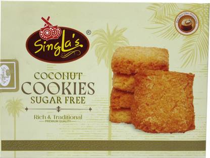 singla's Sugar Free Coconut Cookies 400g Cookies Biscuit