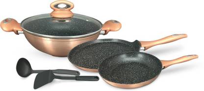 IMPEX Gem 3S Induction Bottom Non-Stick Coated Cookware Set