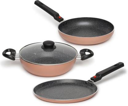Prestige Festival Pack - Build Your Kitchen Induction Bottom Non-Stick Coated Cookware Set