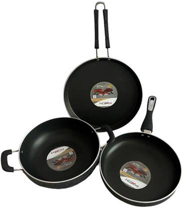 pixxon Induction Bottom Non-Stick Coated Cookware Set