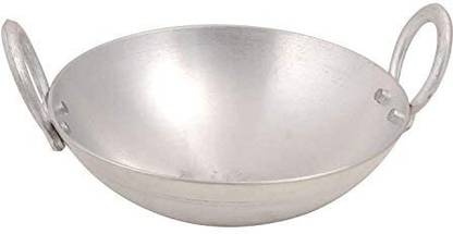 BrightMoonStore SK Kitchenware Craft Aluminium kadhai Frying pan for Cooking (3 Ltr) Non-Stick Coated Cookware Set