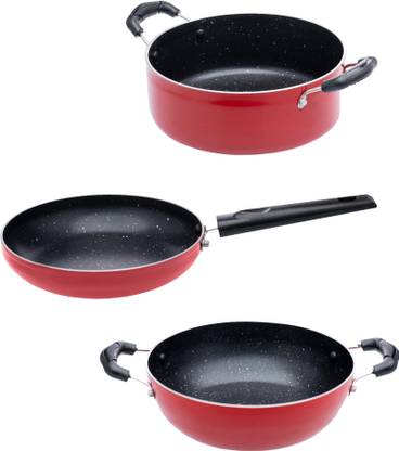 Flipkart SmartBuy Non stick PFOA Free Non Stick Coated Cookware Set