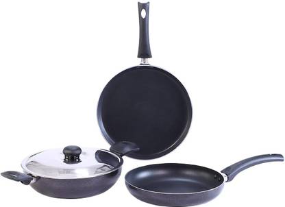 orn hub Induction Bottom Non-Stick Coated Cookware Set
