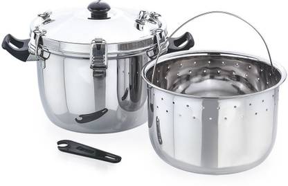 Expresso Stainless Steel Induction Friendly Rice Cooker, 1.5 Litre, Silver Induction Bottom Cookware Set