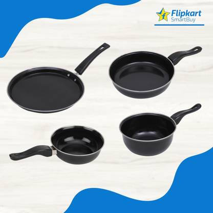 Flipkart SmartBuy Induction Bottom Non-Stick Coated Cookware Set