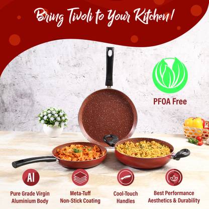 WONDERCHEF Tivoli Induction Bottom Non-Stick Coated Cookware Set