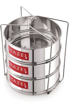 HAZEL Cooker Container with Holder Dal Chawal Container for Cooker Deep Cooker Dabba Cookware Set