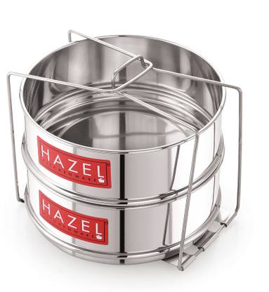 HAZEL Cooker Container with Holder Dal Chawal Container for Cooker Deep Cooker Dabba Cookware Set
