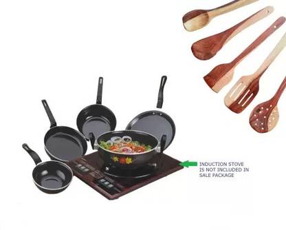 Maharajee Mercury Induction Bottom Non-Stick Coated Cookware Set