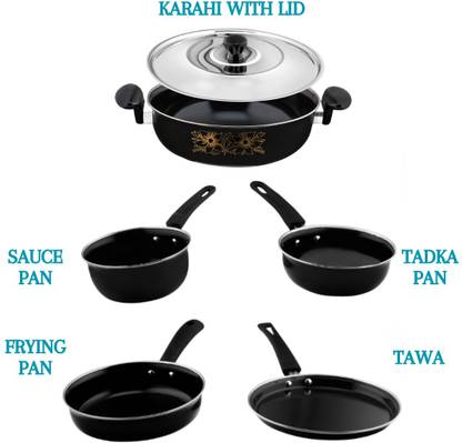 cookpro Induction Bottom Non-Stick Coated Cookware Set