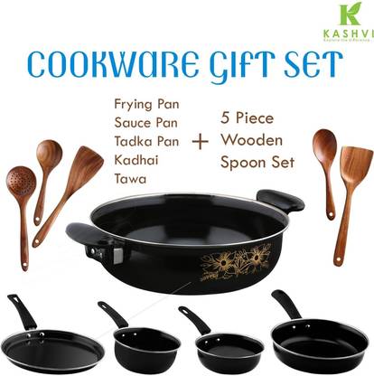 cookpro Best Kitchen Cookware Gift Induction Bottom Non-Stick Coated Cookware Set