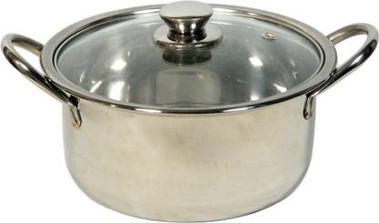 sunvilla by Navkar Stainless steel Cook and serve 22.5 cm dia, 2.5 L capacity Cookware Set