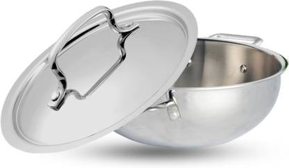 KRAFT BY VINOD Kadhai 29.3 cm diameter with Lid 1.1 L capacity
