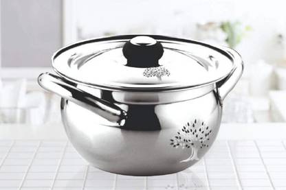 RBGIIT Premium Quality Non-Stick 7 pcs Hammertone With Glass Lid & 3 Nylon Spoon Cookware Set