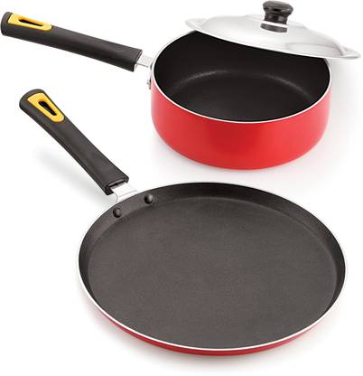 ANJALI 6pcs Trident Nonstick Gift Set (2.6mm) Non-Stick Coated Cookware Set