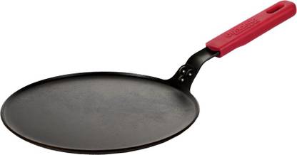 dynamic cookwares Dynamic Cookwares Carbon Steel Dosa Tawa / Pan 10'' With Silicone Handle Induction Bottom Cookware Set