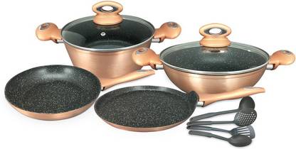 IMPEX Induction Bottom Non-Stick Coated Cookware Set