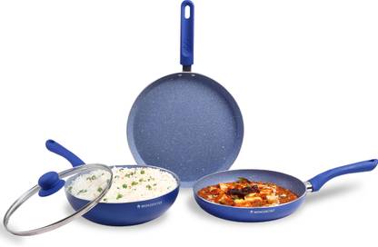 WONDERCHEF Royal Velvet Plus Induction Bottom Non-Stick Coated Cookware Set