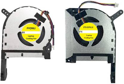 FYONLI CPU & GPU Fan for Asus TUF FX505 FX506 FX705 FX706 FA566 Series (Pair) Cooler