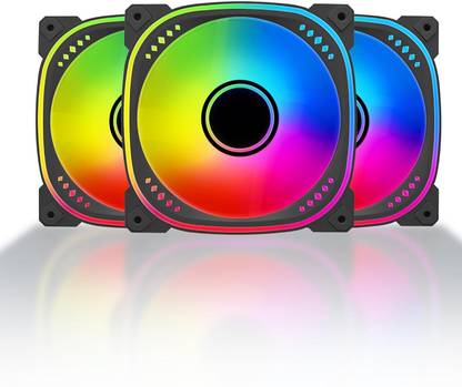 Ant Esports SPECTRAFLOW 120mm 3 IN 1 ARGB Fan Kit 1800 RPM Cooling Fan Cabinet Cooler