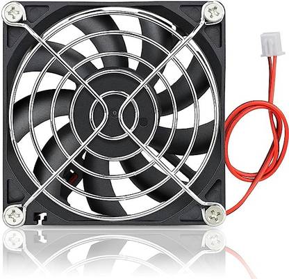 AKSSW 80mm Fan, 80mm x 80mm x 15mm 24V 0.1A DC Brushless Cooling Fan Sleeve Bearing Cooler