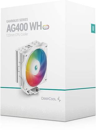 Deepcool AG400 WH ARGB AG400-WHANMC-G-2 Fan with Heat Pipes Processor Cooler