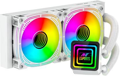 Ant Esports ICE Infinite 240 ARGB 240mm ARGB with Infinity Mirror Liquid AIO Liquid Cooling Cabinet Cooler