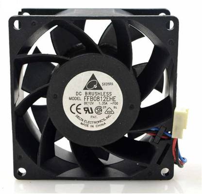 DiscreteSignals Delta(Original) DC 12V - 80X80X38 mm High Speed Fan Cooling Fan Cabinet Cooler