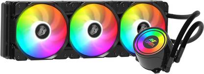 Ant Esports ICE-360 ARGB 360mm Addressable RGB 2600RPM AIO I CPU Liquid Cooler - Black Cooler