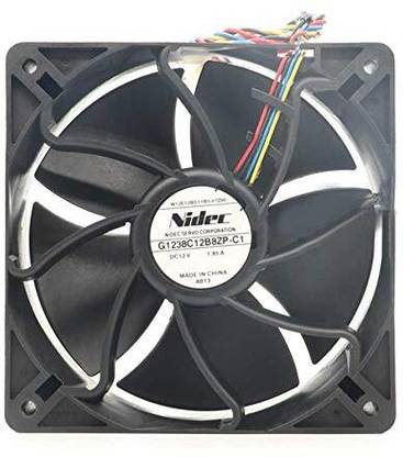 Electronic Spices Nidec G1238C12B8ZP-C1 Server Cooler Fan PWM temperature control cooling fan Fan with Heat Sinks All in one Cooler