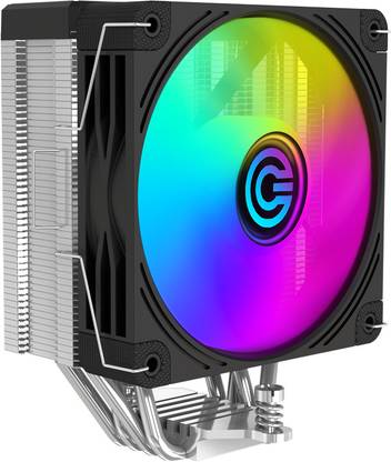 CIRCLE GAMING CG 4P ARGB CPU Air Cooler Mirror Close-Loop 120mm PWM Fans 4 Heat Pipes Fan with Heat Sinks & Pipes Processor Cooler